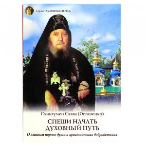 Спеши начать духовный путь. Схиигумен Савва (Остапенко)