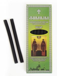 Свечи кадильные "Кедр. Петр и Феврония", большая упаковка
