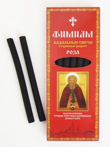 Свечи кадильные "Роза. Сергий Радонежский", большая упаковка