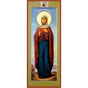 Икона мученицы Александры Анкирской (Коринфской), дерево, 5,8х14 см
