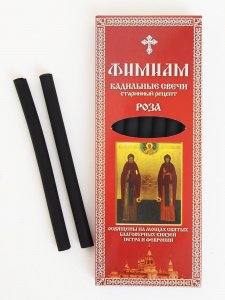 Свечи кадильные "Роза. Петр и Феврония", большая упаковка