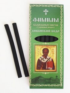 Свечи кадильные "Ливанский кедр. Николай Чудотворец", большая упаковка