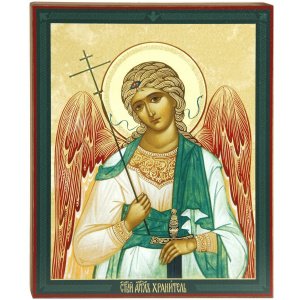 Икона Ангела Хранителя, МДФ, 14х19 см